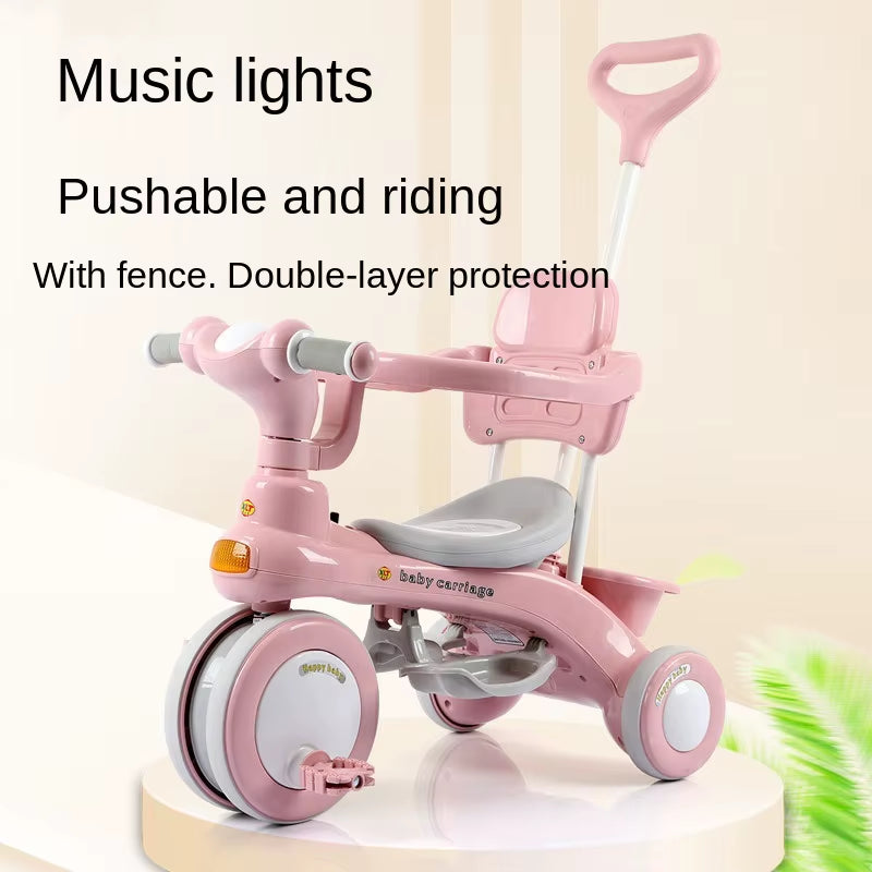 Lazychild Pedal Trike Baby Balance Bike Multi-Function Kid Bicycle Child Stroller Gift for 1-6 Years Baby 2023 New Dropshipping