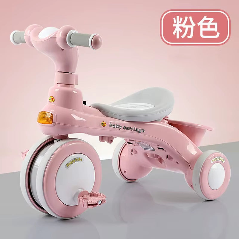 Lazychild Pedal Trike Baby Balance Bike Multi-Function Kid Bicycle Child Stroller Gift for 1-6 Years Baby 2023 New Dropshipping