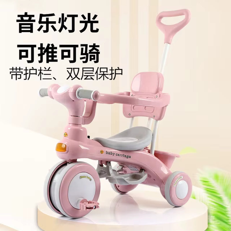 Lazychild Pedal Trike Baby Balance Bike Multi-Function Kid Bicycle Child Stroller Gift for 1-6 Years Baby 2023 New Dropshipping