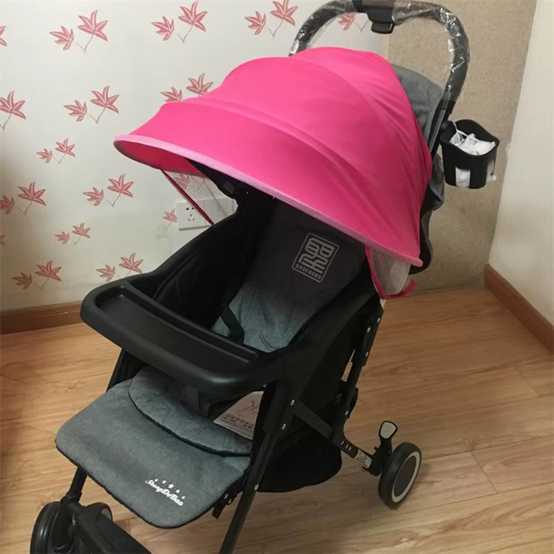 Stroller Sunshade Sun Cover Stroller Accessory for Baby Car Universal Waterproof Anti-Uv Stroller Sunshade Cover Pram Umbrella