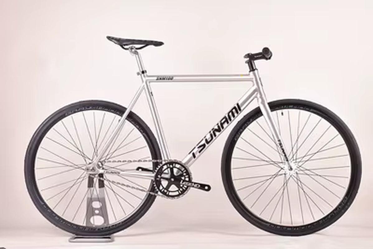 Fixie Fixed Gear Bike  Track Single Speed Racing Bicycle 700C SNM100 Aluminum Alloy Frame Cycling Parts Customizable