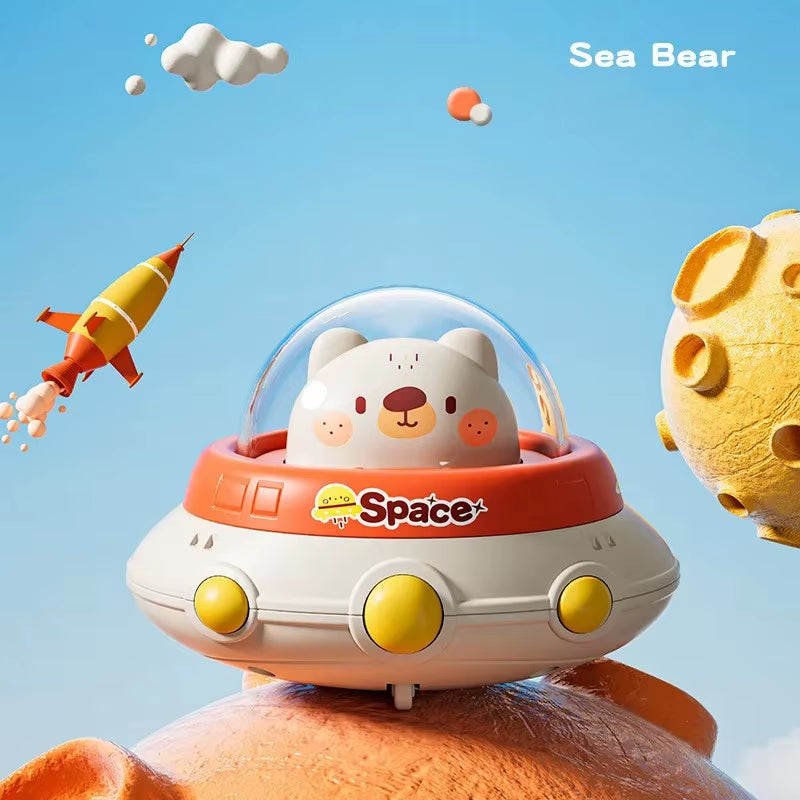 Baby Car Toys Press Gear Car Children'S Toy Car Cute Pull Back Inertial Car Toy for Toddler Puzzle Animals Car Gift for Children