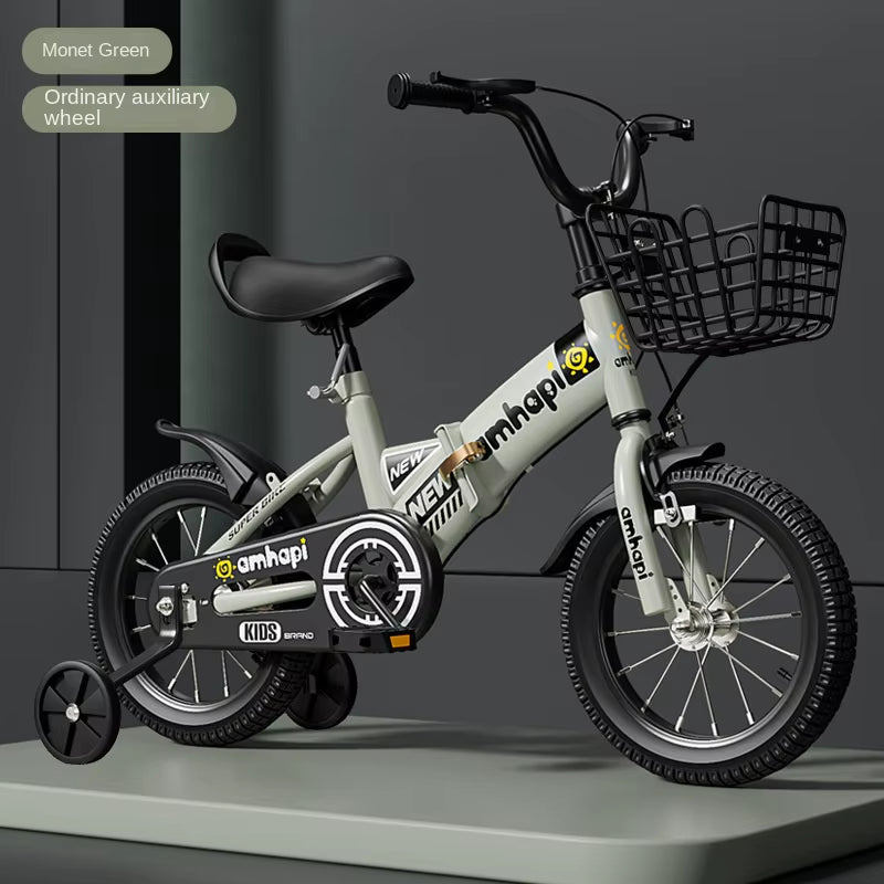 Children'S Folding Bicycle Baby Stroller 12-14-16-18-20 Inch Bicycle New Boys and Girls 2 Years Old - 10 Years Old Bicycle 2024