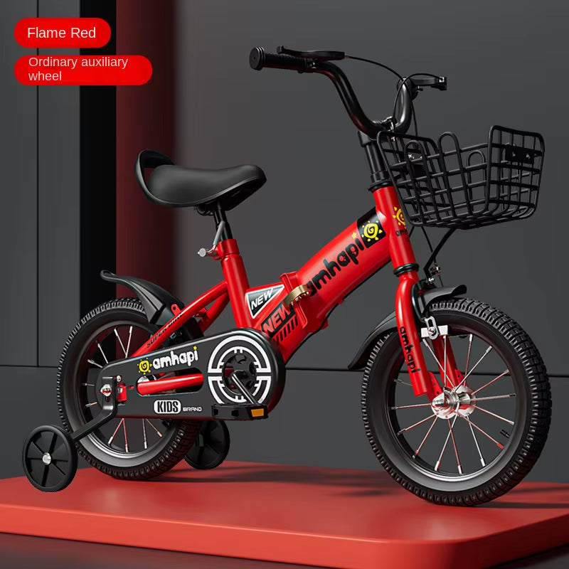 Children'S Folding Bicycle Baby Stroller 12-14-16-18-20 Inch Bicycle New Boys and Girls 2 Years Old - 10 Years Old Bicycle 2024