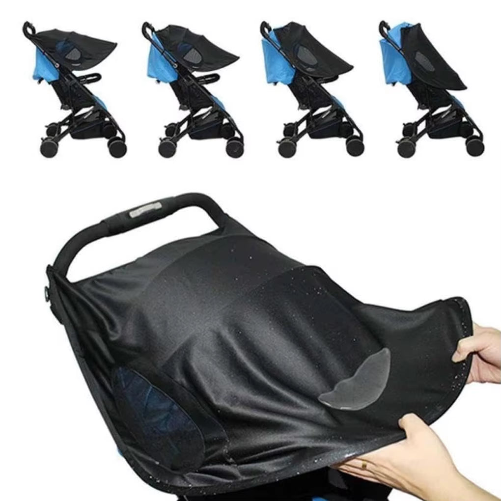 Stroller Sunshade Sun Cover Stroller Accessory for Baby Car Universal Waterproof Anti-Uv Stroller Sunshade Cover Pram Umbrella