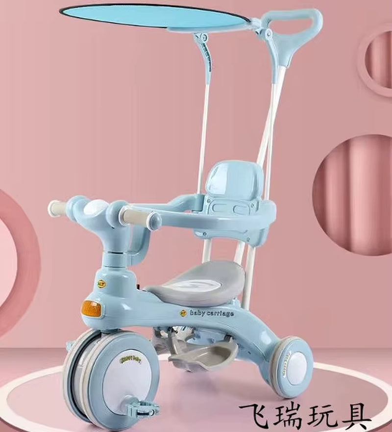 Lazychild Pedal Trike Baby Balance Bike Multi-Function Kid Bicycle Child Stroller Gift for 1-6 Years Baby 2023 New Dropshipping