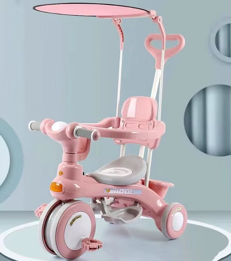 Lazychild Pedal Trike Baby Balance Bike Multi-Function Kid Bicycle Child Stroller Gift for 1-6 Years Baby 2023 New Dropshipping