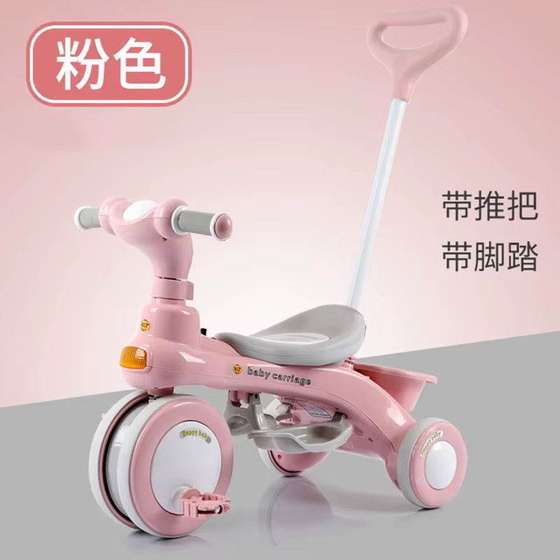 Lazychild Pedal Trike Baby Balance Bike Multi-Function Kid Bicycle Child Stroller Gift for 1-6 Years Baby 2023 New Dropshipping