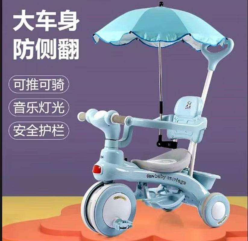Lazychild Pedal Trike Baby Balance Bike Multi-Function Kid Bicycle Child Stroller Gift for 1-6 Years Baby 2023 New Dropshipping