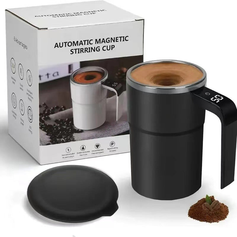 Automatic Coffee Stirring Cup with LED Intelligent Display Temperature