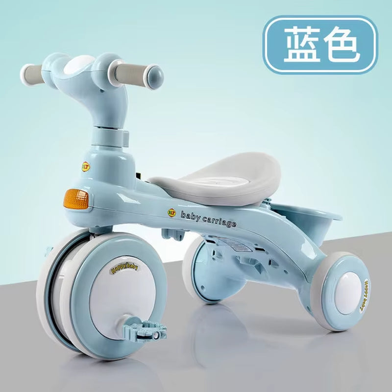 Lazychild Pedal Trike Baby Balance Bike Multi-Function Kid Bicycle Child Stroller Gift for 1-6 Years Baby 2023 New Dropshipping