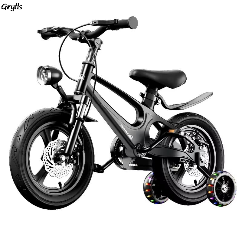 Grylls Stroller Magnesium Alloy Bike Boys Girls College and Middle School Kids Pedal Bike Baby Stroller Children'S Bicycle