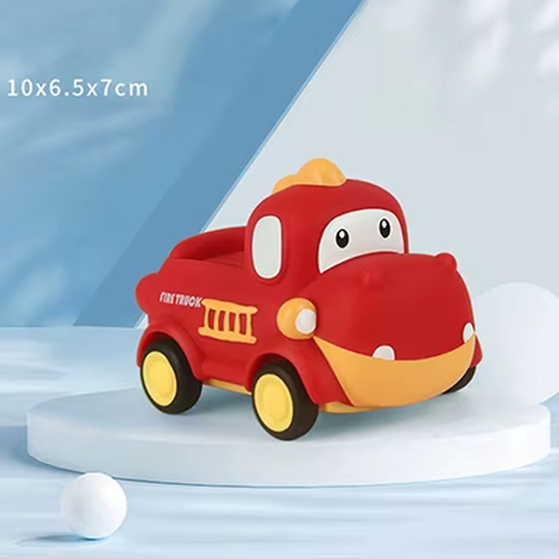Baby Car Toys Press Gear Car Children'S Toy Car Cute Pull Back Inertial Car Toy for Toddler Puzzle Animals Car Gift for Children