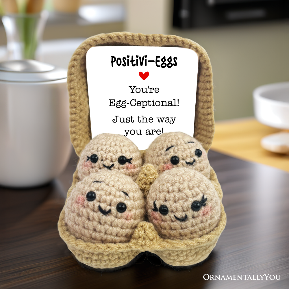 Positivity Eggs Crochet Support Doll