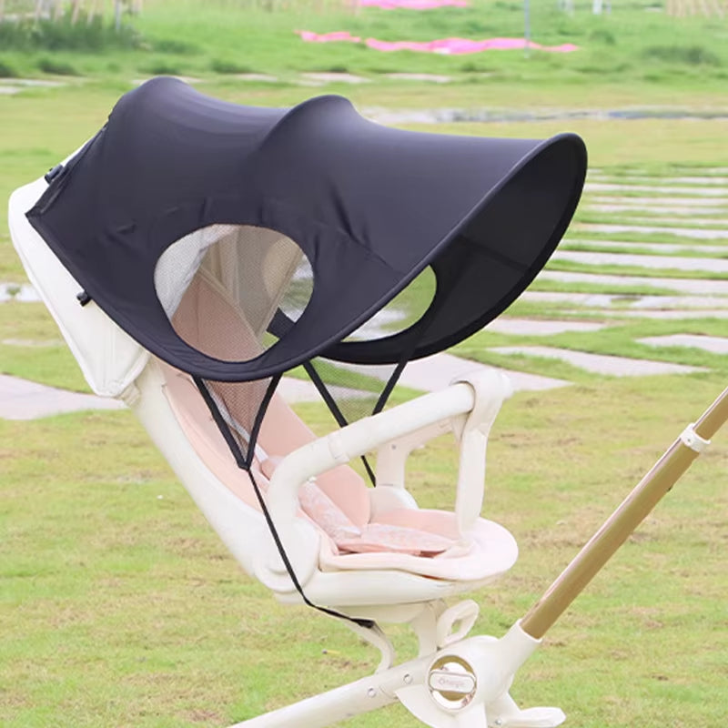 Stroller Sunshade Sun Cover Stroller Accessory for Baby Car Universal Waterproof Anti-Uv Stroller Sunshade Cover Pram Umbrella