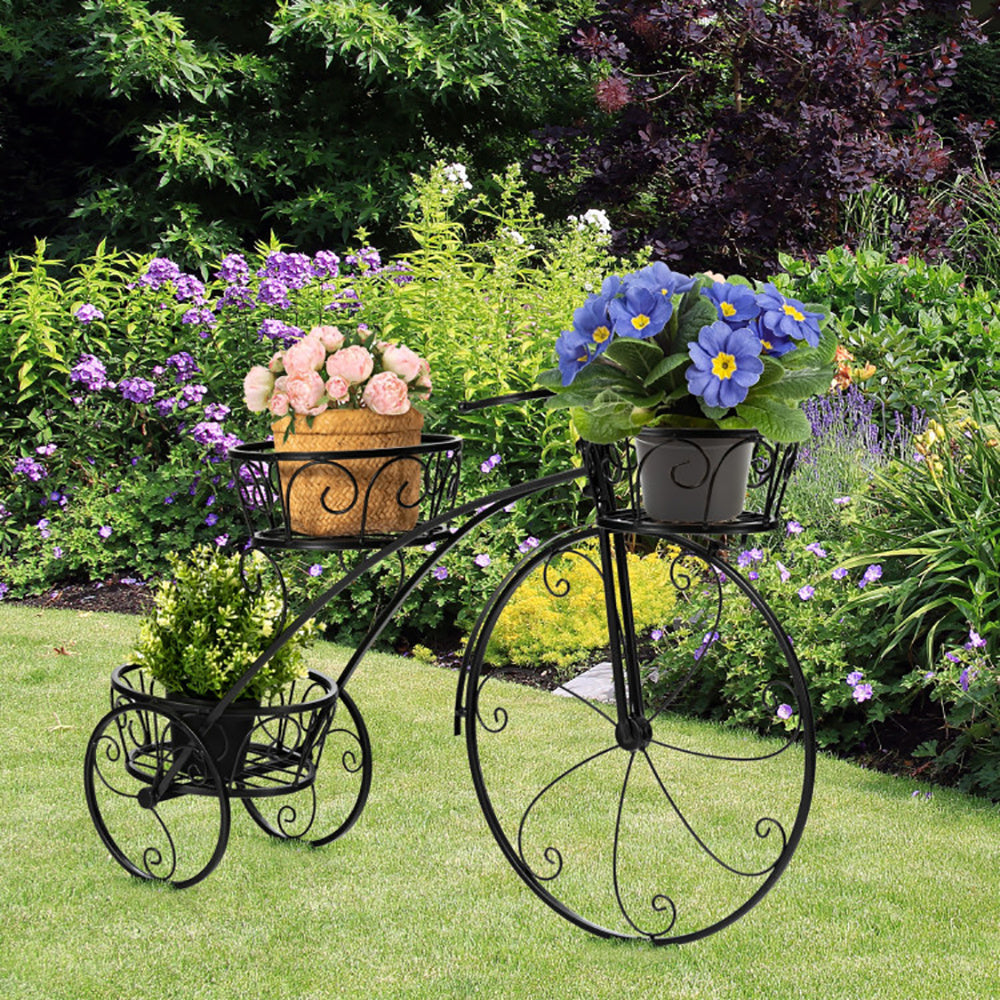 Tricycle Plant Stand Pot Cart Holder