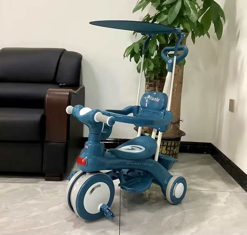 Lazychild Pedal Trike Baby Balance Bike Multi-Function Kid Bicycle Child Stroller Gift for 1-6 Years Baby 2023 New Dropshipping