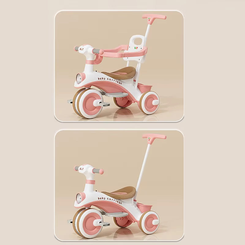 Baby Stroller Children'S Tricycle 1-6Years Old Baby Bicycle Three-Wheel Kids Bike Travel Push Chair Boys Girls Birthday Gift