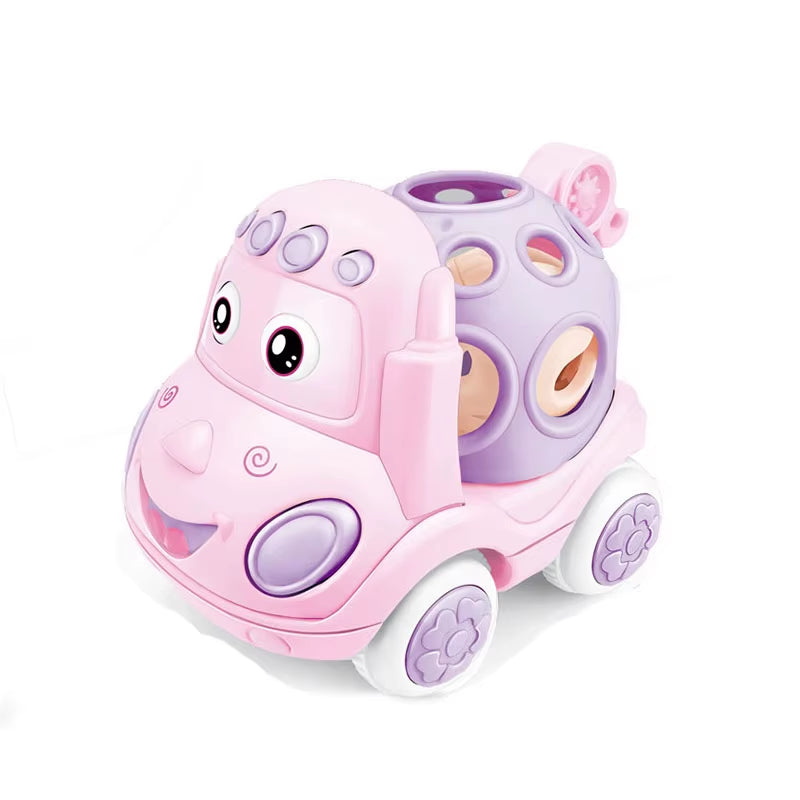 Baby Car Toys Press Gear Car Children'S Toy Car Cute Pull Back Inertial Car Toy for Toddler Puzzle Animals Car Gift for Children