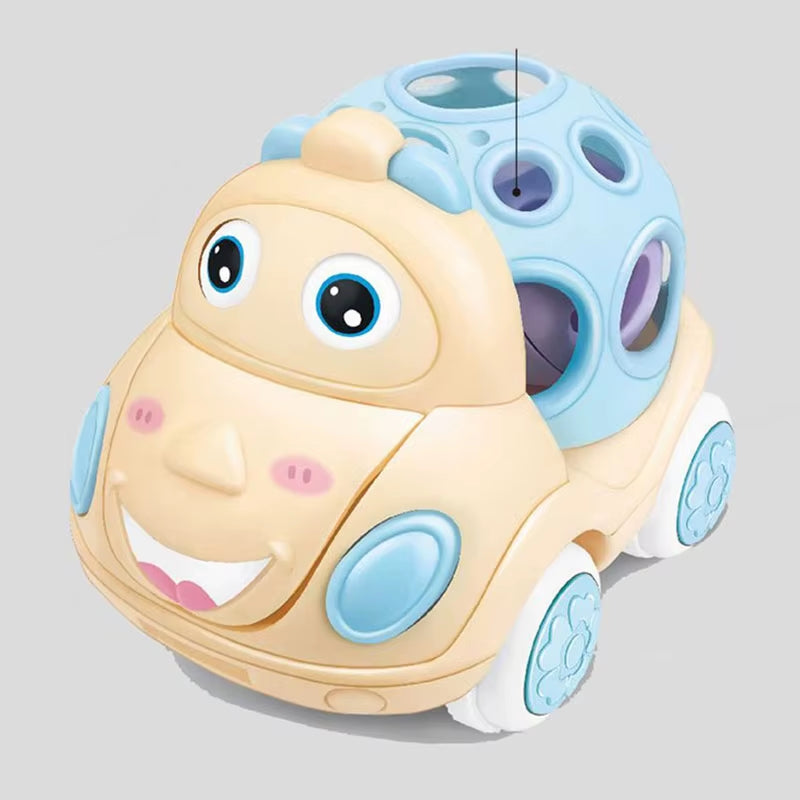 Baby Car Toys Press Gear Car Children'S Toy Car Cute Pull Back Inertial Car Toy for Toddler Puzzle Animals Car Gift for Children