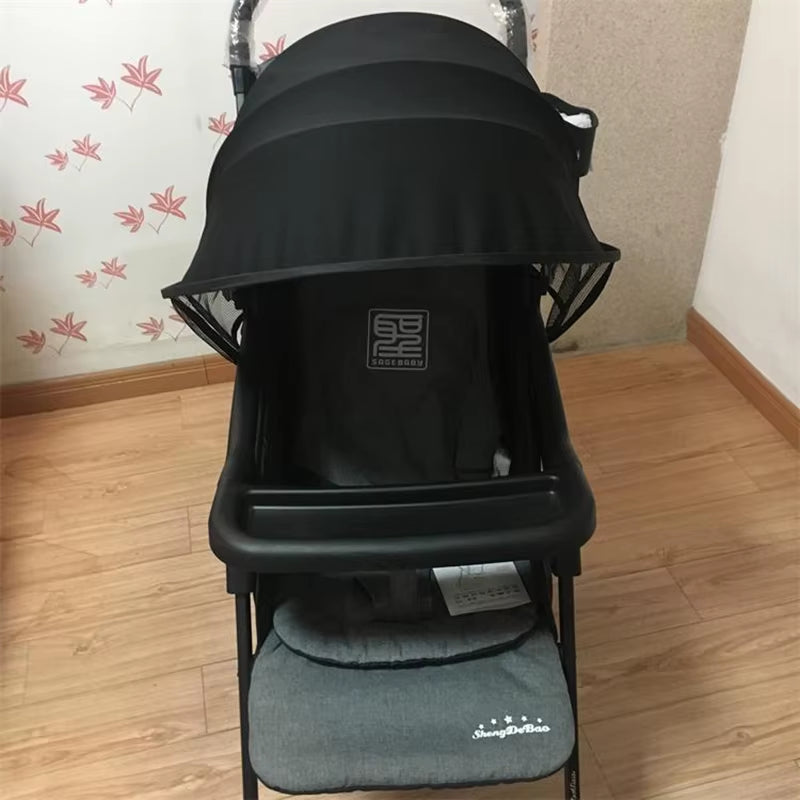 Stroller Sunshade Sun Cover Stroller Accessory for Baby Car Universal Waterproof Anti-Uv Stroller Sunshade Cover Pram Umbrella