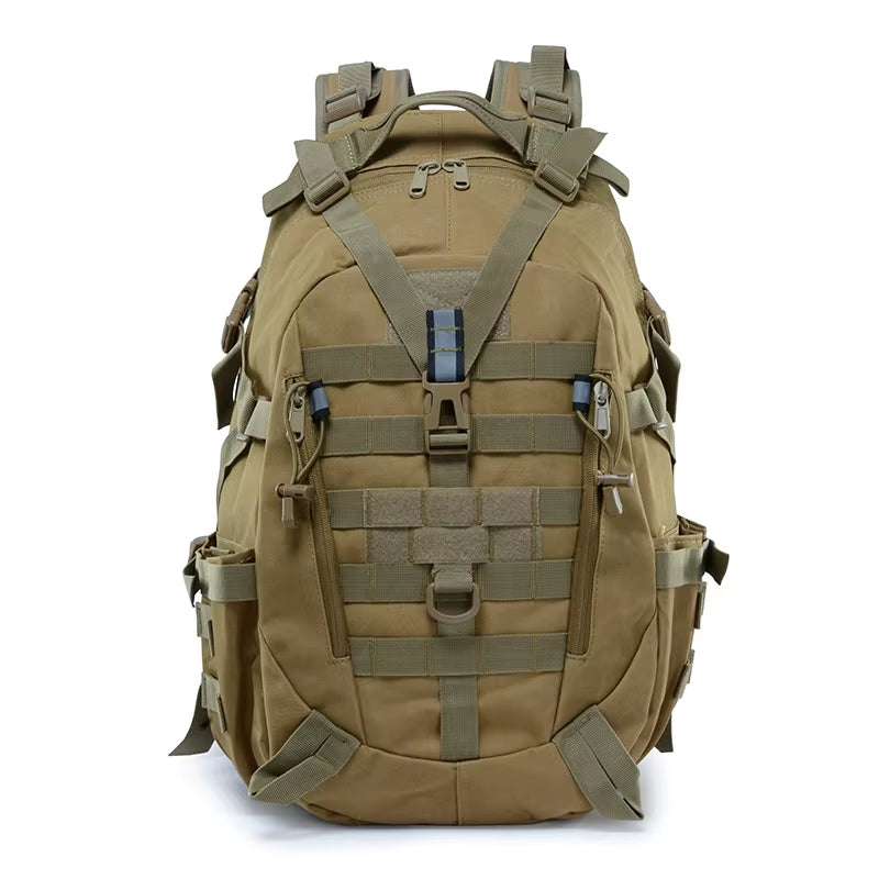 Camping Backpack Men'S Bag Travel Bags Tactical Molle Climbing Rucksack Hiking Outdoor Reflective Shoulder Fishing Laptop Bag