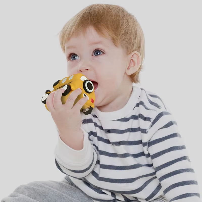 Baby Car Toys Press Gear Car Children'S Toy Car Cute Pull Back Inertial Car Toy for Toddler Puzzle Animals Car Gift for Children