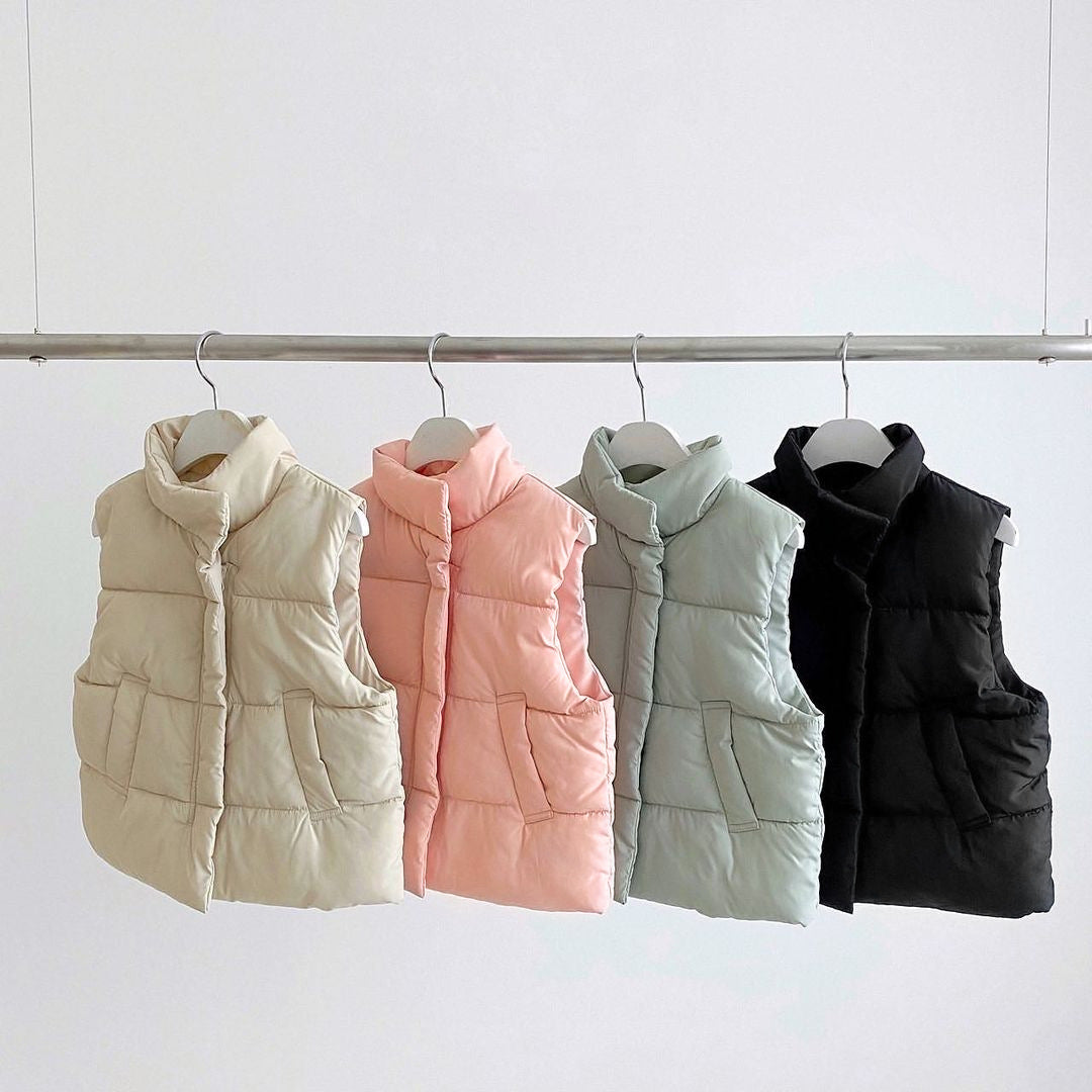 Baby Solid Color Quilted Coat
